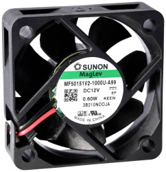 Sunon MF50152VX-1000U-A99 Wentylator osiowy 24 V/DC 31.59 m³/h (D x S x W) 15 x 50 x 50 mm