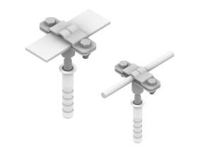 Uchwyt na drut-bednarkę wkręcany L=120mm B-30mm M12 /OG/ AN-57B/OG/ C192416 AN-KOM