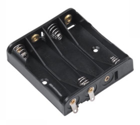 Koszyk na baterie 4xR6 płaski