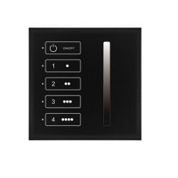 Naścienny panel dotykowy DALI master LED MONO 24V/Bus TL4-1D(B)