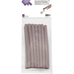 TruComponents 30424 Heatshrink set Brown 6mm 2mm Shrinkage:3:1 15pcs