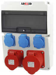 Rozdzielnica NT 3x230V 16A 1x32A 1x16A 11M CB-50012