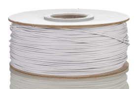 Przewód montażowy 0,51mm² Biały RS PRO PVC 20 AWG 300 V dł. 305m 10/0.25mm