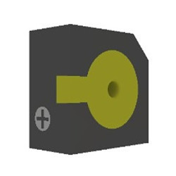 Element sygnalizatorów magnetycznych, sygnał ciągły 80dB(A) PUI Audio