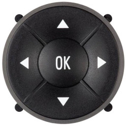 MEC 1Z0913611806 Navimec Cover Round Black 1 Piece for Switches