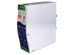 Zasilacz impulsowy, na szynę DIN, 120W, 2,5A, 48VDC, 180...550VAC WDR-120-48