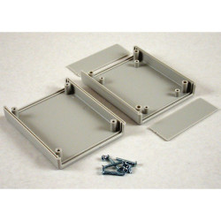 Hammond 1593BBGY Instrument Case, GPABS 95 x 77 x 30 Grey