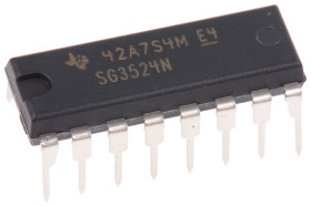 Kontroler PWM 450 kHz Otwór przezierny 16 -pinowy Texas Instruments PDIP