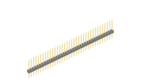 Wtyk PCB 36-pinowe raster: 2.54mm -rzędowe Fischer Elektronik Przewlekany