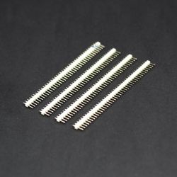 Listwa goldpin biała 2.54mm 1x40 pin (2 sztuki)