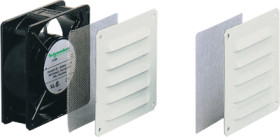 Fan, 230 V, 120 x 120 x 38 mm, 54 m³/h, Schneider Electric NSYCVF54M230MM2