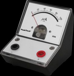 P 205-02 Ampere meter, analogue, benchtop, 0 - 100 µA DC
