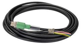 Przewód czujnik-siłownik ze złączem Złącze M12 liczba rdzeni 4 długość 5m Rodzaj A Męskie Złącze B Złącze M12