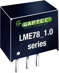 Gaptec 10070822 Przetwornica DC/DC, do PCB LME78_03-1.0, SIP-3, 3.3 W, 3.3 V/DC, 1 A, 1 szt.