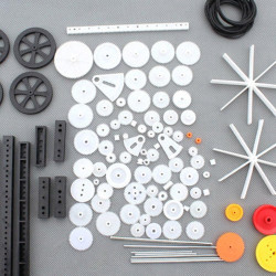 92 pcs Plastic Gear Assortment Kit - for DIY Robots and Vehicles - Module 0.5