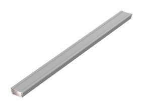 Bopla ASPH 830-1000 9006 (94211000) - asymetryczny profil aluminiowy półotwarty (74 x 32,8 x 1000 mm)