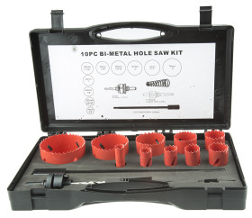 Otwornica Ø: 16 → 76mm Bimetal RS PRO Zestaw otwornic