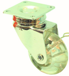 Koło samonastawne średnica kabla 50mm Płyta Guitel Hervieu 40kg wysokość całkowita 72mm