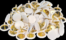 K-26240 Thumbtacks, 240 pieces, white