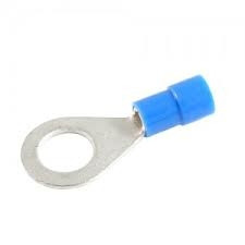 Konektor izolowany oczkowy niebieski M3