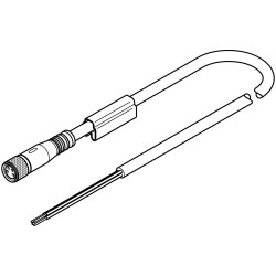 FESTO 541342 Sensor/actuator cable M8 2.50m 1pc