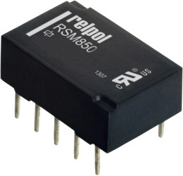 Przekaźnik subminiaturowy 2P 2A 12V DC do obwodów drukowanych 1-10 RSM850-6112-85-1012 2611708