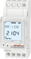 Suevia DigiLog Przekaźnik czasowy na szynę DIN cyfrowy 230 V/AC