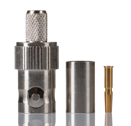 Złącze koncentryczne Montaż na kablu Żeński 75Ω typ złącza Złącze BNC 3GHz Połączenie zagniatane typ kabla RG59