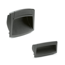 Uchwyt PA szerokość: 90mm Elesa długość: 50mm Czarny, mat