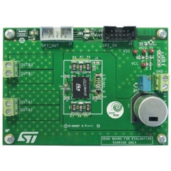EVLPOWERSTEP01 System-in-package integrating microstepping controller and 10 A power MOSFETs evaluation board