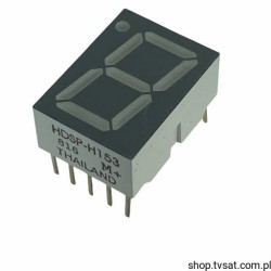 HDSP-H153 LED RED 7-SEGMENT THT HP