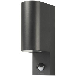 Sygonix SY-6028440 LED Outdoor Wall Light black with motion detector