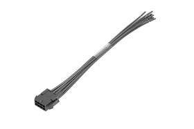 Kabel przewód-płytka, Micro-Fit 3.0, 300 V AC/DC, 8,5 A, raster: 3mm, 600mm, Cyna, Czarny