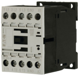 Power contactor, 3 pole, 22 A, 1 Form A (N/O), coil 24 VDC, screw connection, 276845