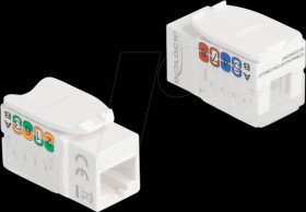 90720 Keystone Module RJ45 jack to LSA Cat.6A UTP 90° toolfree