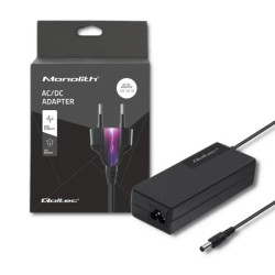 Qoltec Zasilacz desktopowy 72W 24V 3A 5.5*2.5 + kabel zasilający