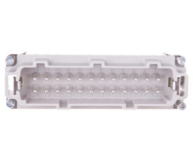Wkład złącza 24P+PE męski 16A 500V EPIC H-BE 24 SS 10196100