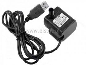 Mini pompka do cieczy USB zatapialna 200L/h