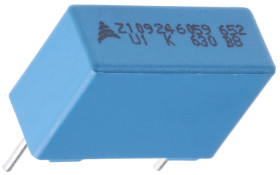 Kondensator foliowy 100nF 250 V ac, 630 V dc EPCOS Polipropylenowe rozstaw: 15mm THT ±10