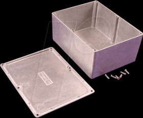 1550H aluminum casing, 1550 H, 222 x 146 x 106 mm, aluminum