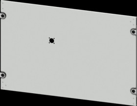 Aperture, rectangular, sheet steel, (W x H x D) 800 x 450 x 10 mm, light gray, 8PQ2045-8BA01