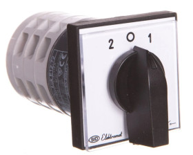 Łącznik krzywkowy 2-0-1 3P 12A IP65 Łuk E12-72 z płytką sieć-agregat 921272