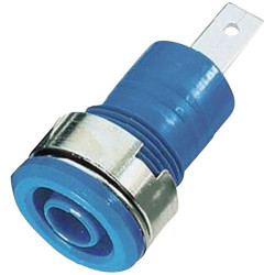 St&#xE4;ubli 233070-23 SLB4-F/A safety jack socket blue &#xD8;4mm 1pc insulated body