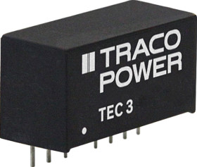 TEC 3-1215 DC/DC converter TEC 3, 3 W, 9-18/24.0 VDC, SIL-8