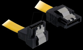 82482 Cable SATA 70cm yellow un/ge Metall