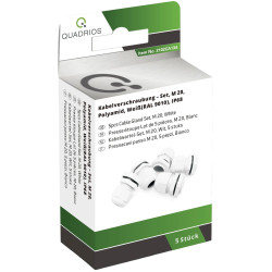 Quadrios 2102CA134 Cable Gland Set M20 PA66 White 1 Set Waterproof