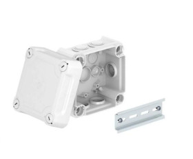 Puszka odgałęźna T 60 HD LGR 114x114x76mm pokrywa podwyższona IP66 jasnoszara 2007710