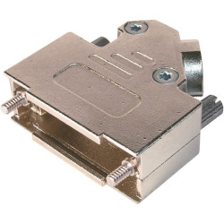 Assmann WSW AMET-09 RS-45 D-sub Cover Metallized 9 Way 45&#xB0; Long Screws