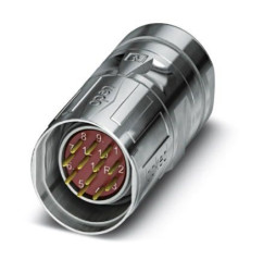 Złącze wielostykowe przemysłowe 12-pinowe M23 Montaż na kablu Wtyczka Phoenix Contact