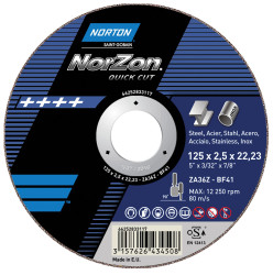 Tarcza ścierna Tarcza tnąca 230mm Norton 3.2mm Tlenek aluminium